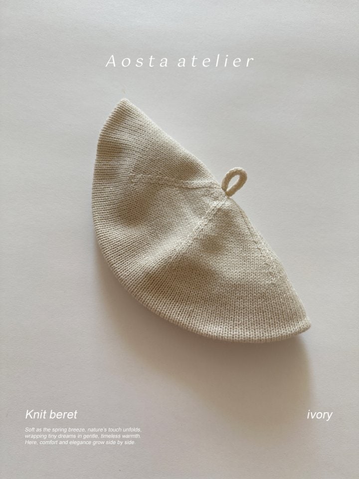Aosta - Korean Baby Fashion - #babylifestyle - Knit Beret - 6