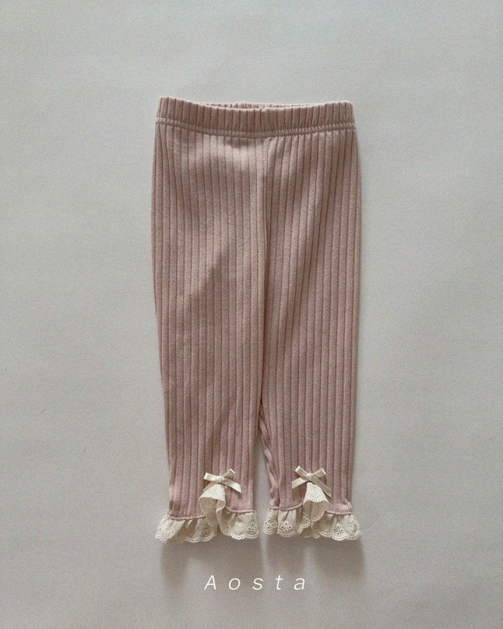 Aosta - Korean Baby Fashion - #babylifestyle - Camellia Leggings - 3