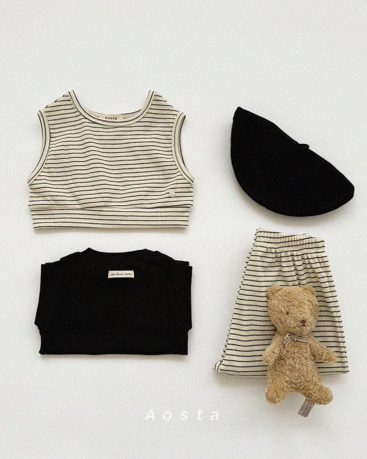 Aosta - Korean Baby Fashion - #babyoninstagram - Choco Star Vest - 12