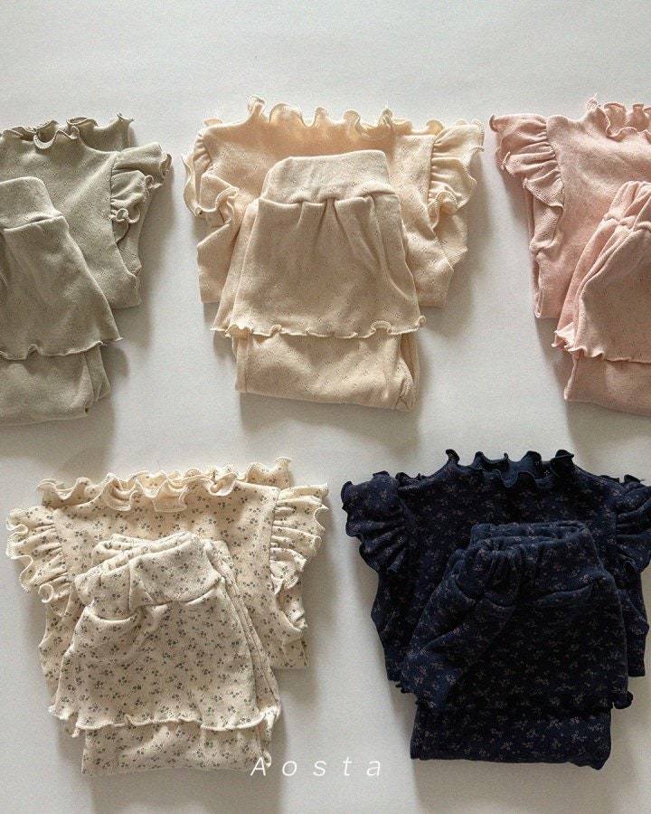 Aosta - Korean Baby Fashion - #babyoninstagram - Angel Frill Pants - 6