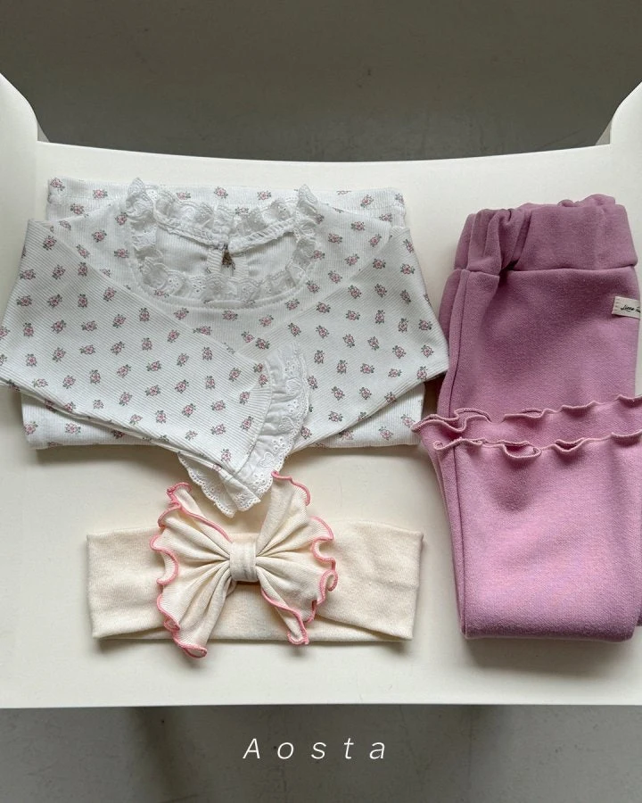 Aosta - Korean Baby Fashion - #babyoninstagram - Ribbon Hairband - 5