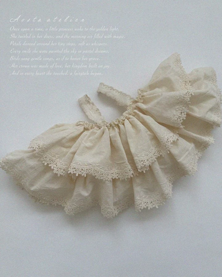 Aosta - Korean Baby Fashion - #babyoninstagram - Lace Tiered Blouse