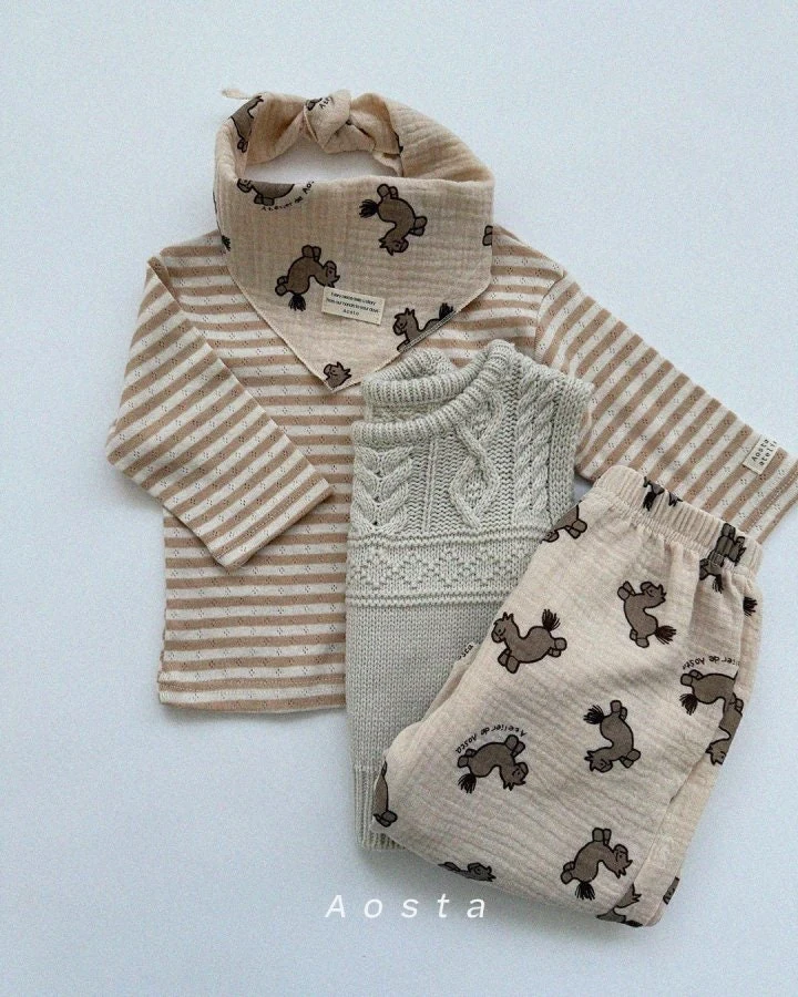 Aosta - Korean Baby Fashion - #babyoninstagram - Knit Vest - 8