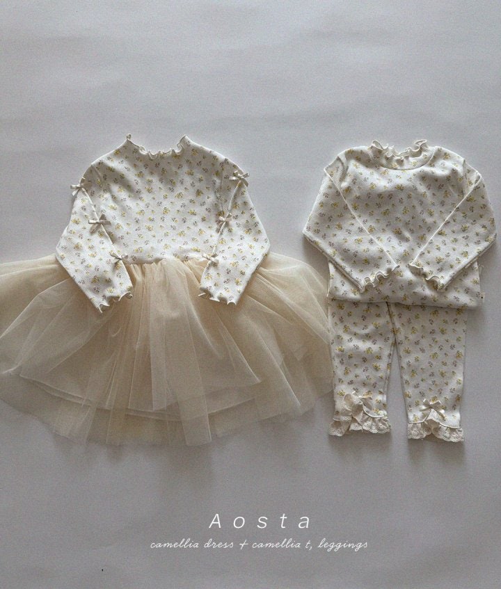 Aosta - Korean Baby Fashion - #babyoninstagram - Camellia Tee - 5