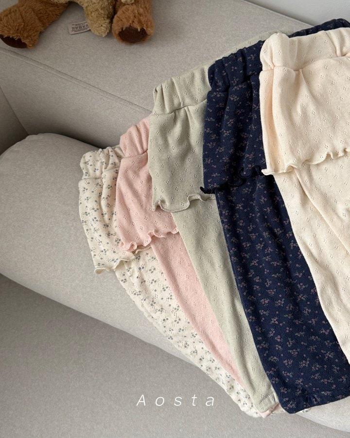 Aosta - Korean Baby Fashion - #babyootd - Angel Frill Pants - 7