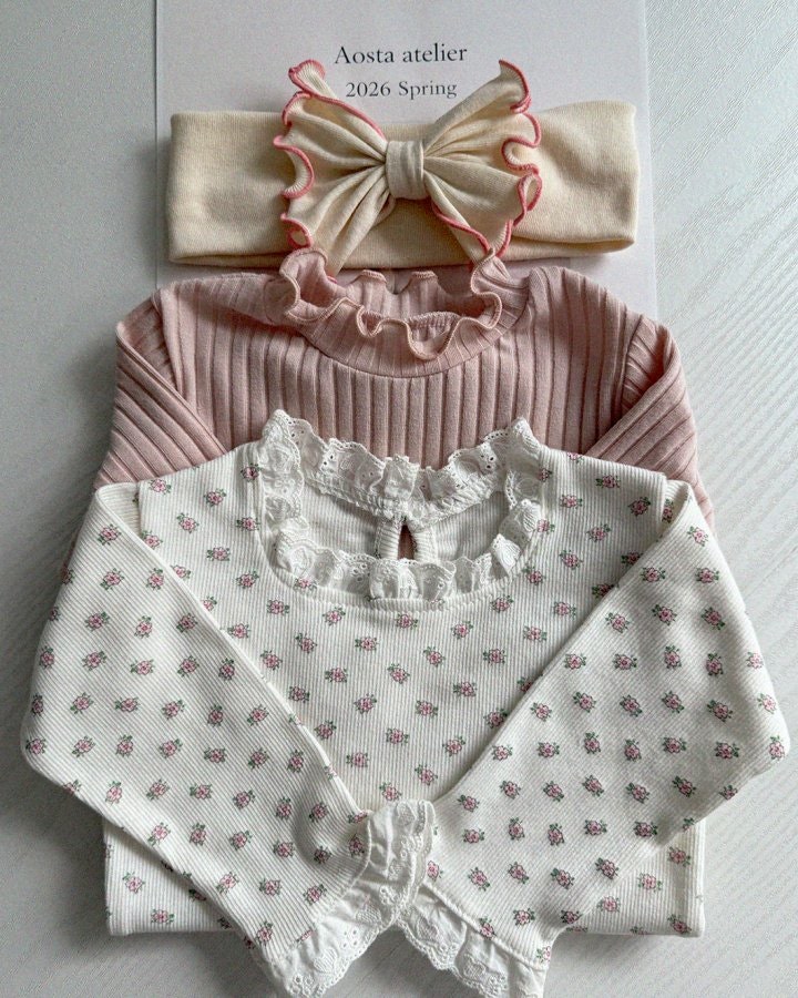 Aosta - Korean Baby Fashion - #babyootd - Ribbon Hairband - 6