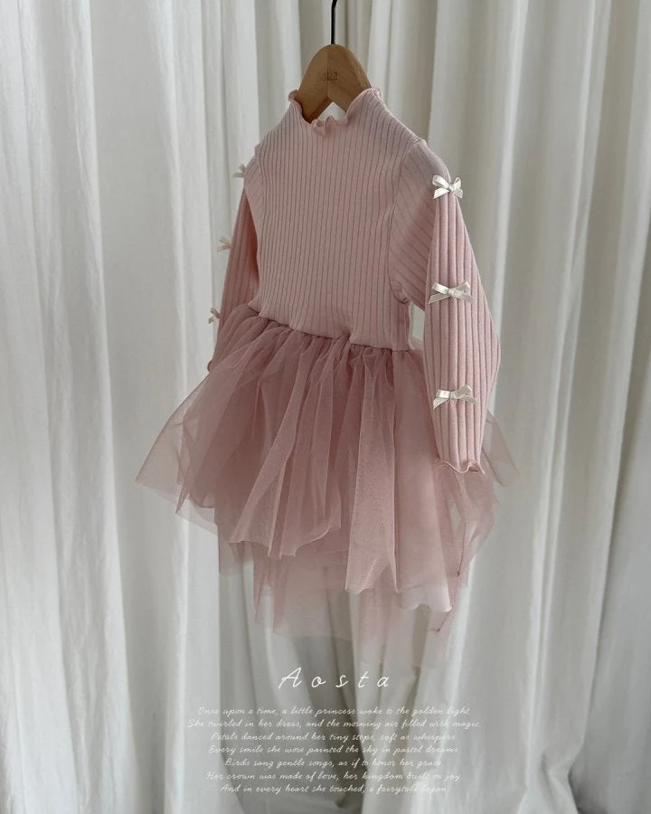 Aosta - Korean Baby Fashion - #babyootd - Camellia One-piece - 7