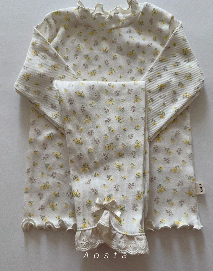 Aosta - Korean Baby Fashion - #babyootd - Camellia Tee - 6