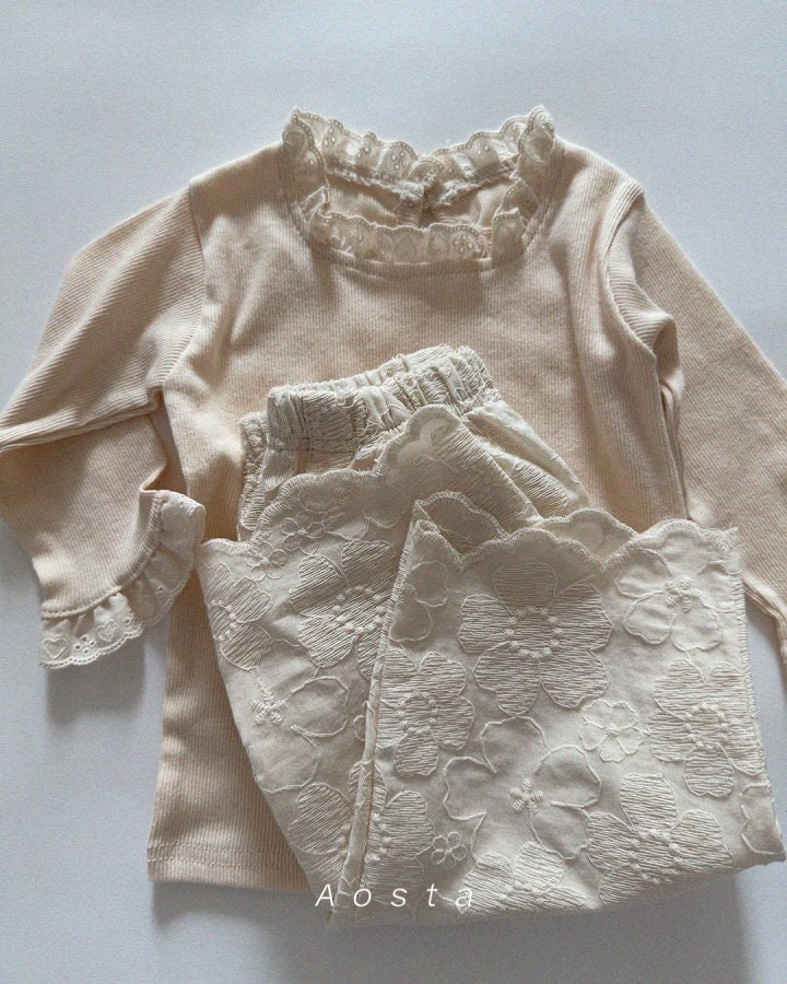 Aosta - Korean Baby Fashion - #babyoutfit - Peony Tee - 2