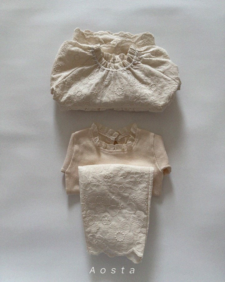 Aosta - Korean Baby Fashion - #babyoutfit - Peony Tee - 3