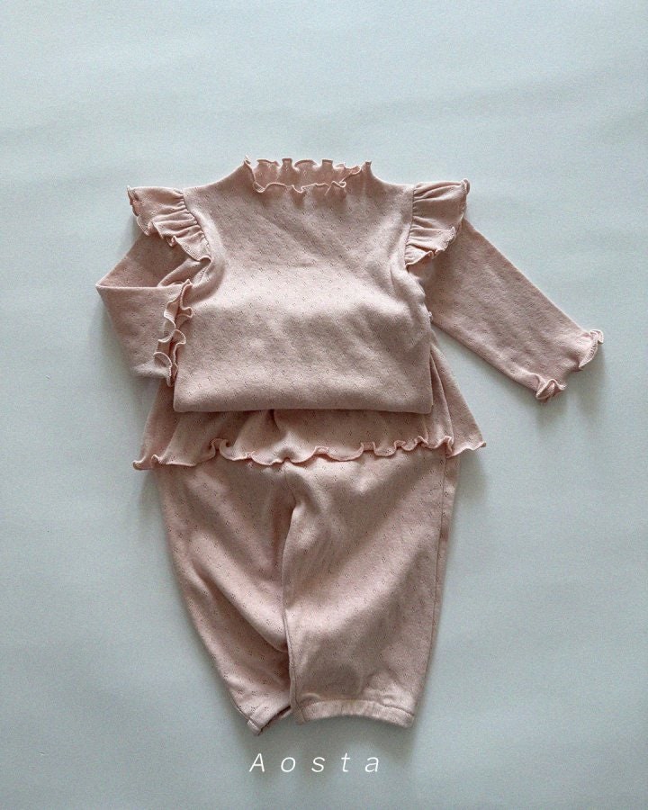 Aosta - Korean Baby Fashion - #babyoutfit - Angel Frill Pants - 8