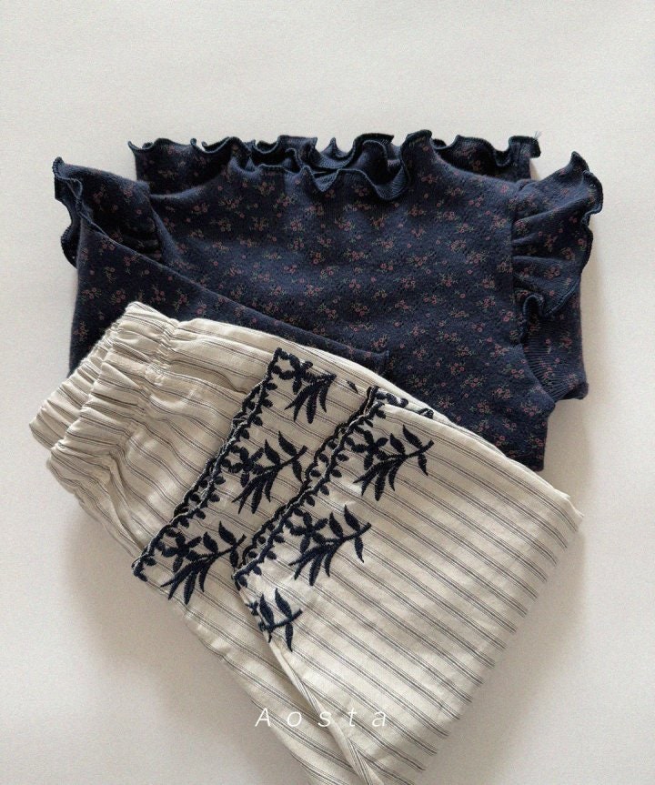 Aosta - Korean Baby Fashion - #babyoutfit - Angel Frill Tee - 7