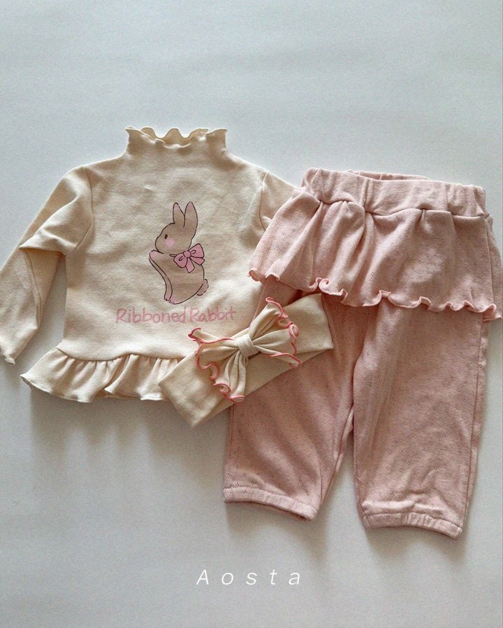 Aosta - Korean Baby Fashion - #babyoutfit - Ribbon Hairband - 7
