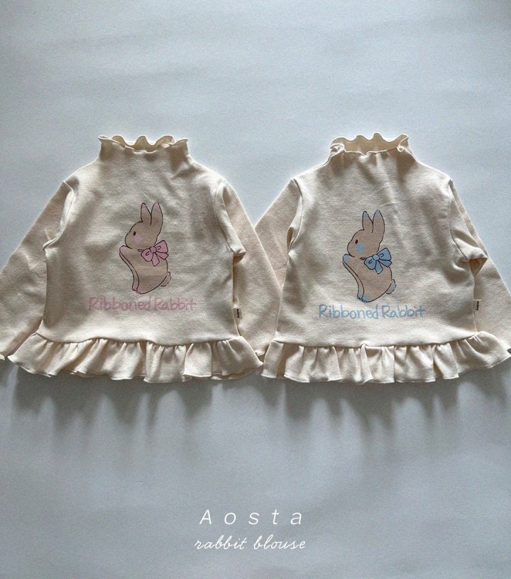 Aosta - Korean Baby Fashion - #babyoutfit - Rabbit Blouse - 6