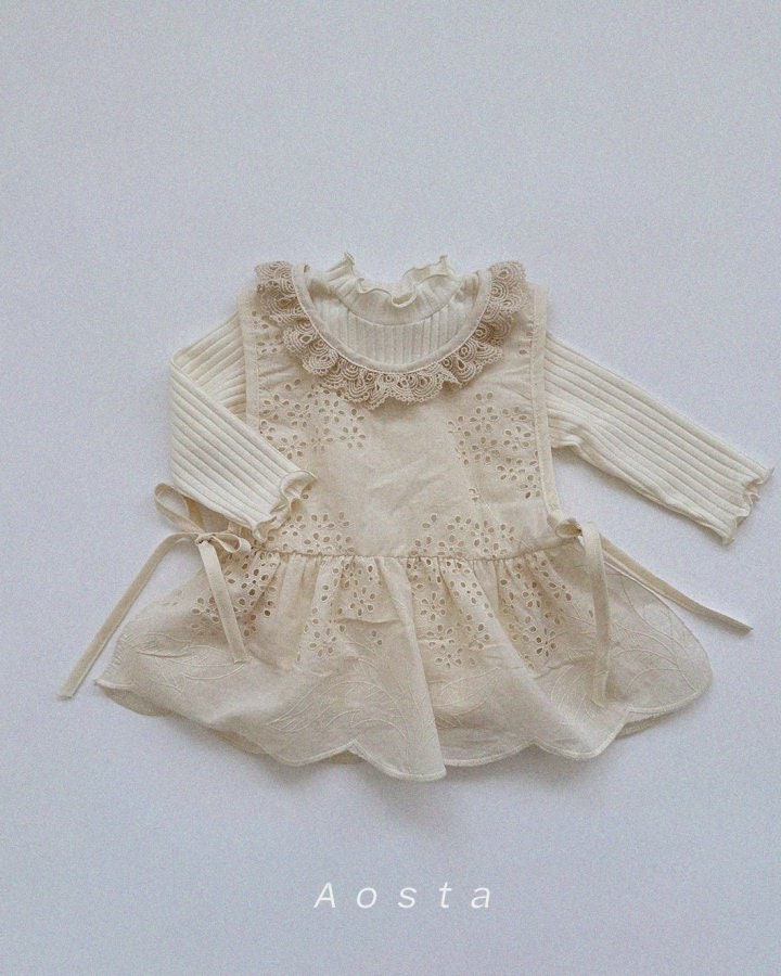 Aosta - Korean Baby Fashion - #babyoutfit - Lace Cotton Blouse - 5