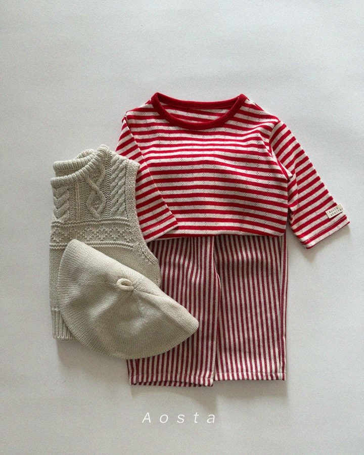 Aosta - Korean Baby Fashion - #babyoutfit - Knit Vest - 10