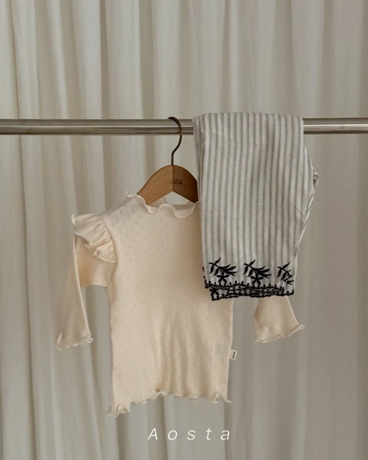 Aosta - Korean Baby Fashion - #babywear - Angel Frill Tee - 9