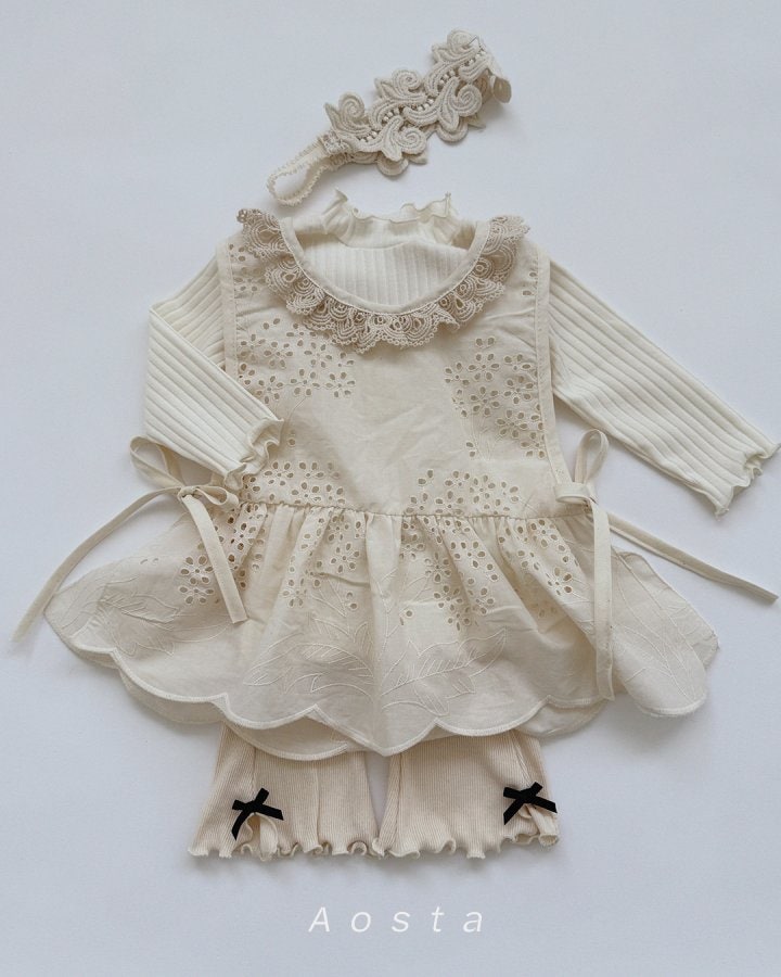 Aosta - Korean Baby Fashion - #babywear - Lace Cotton Blouse - 6