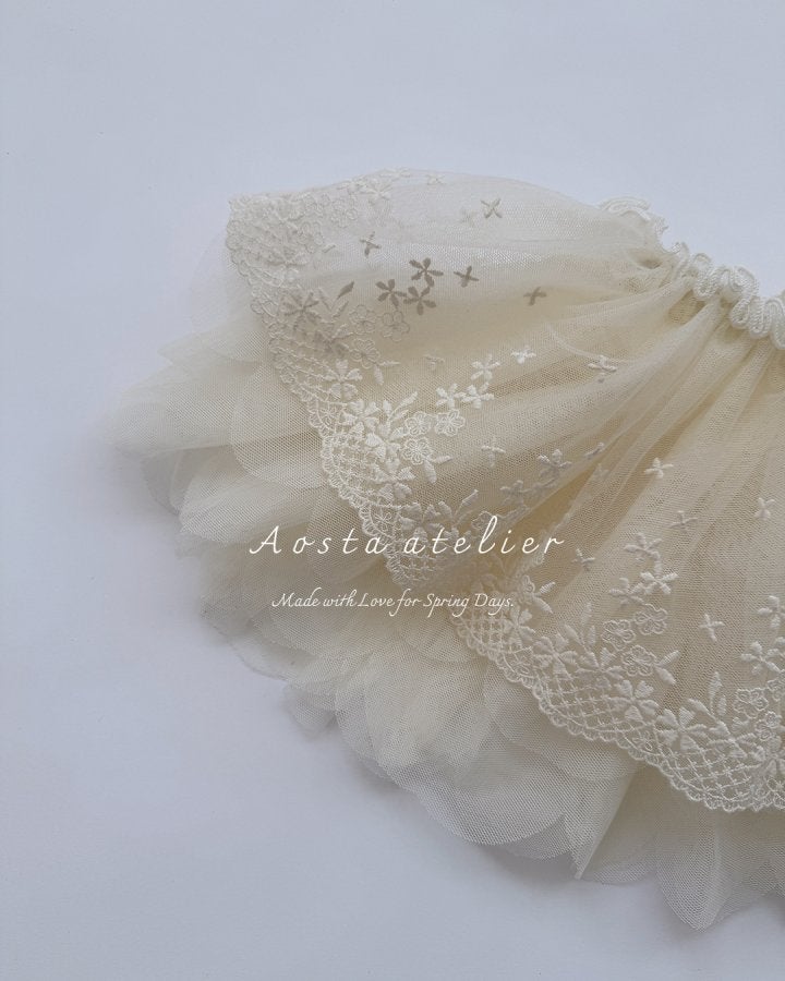 Aosta - Korean Baby Fashion - #babywear - Lace Tulle Skirt - 3