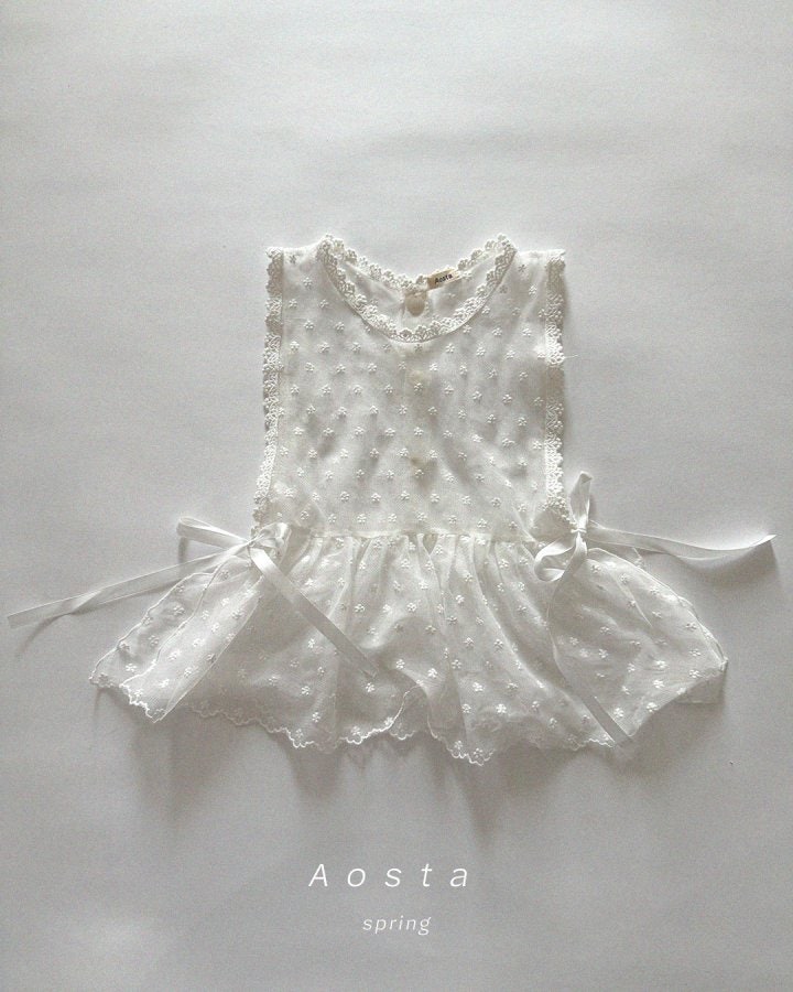 Aosta - Korean Baby Fashion - #babywear - Lace Vest