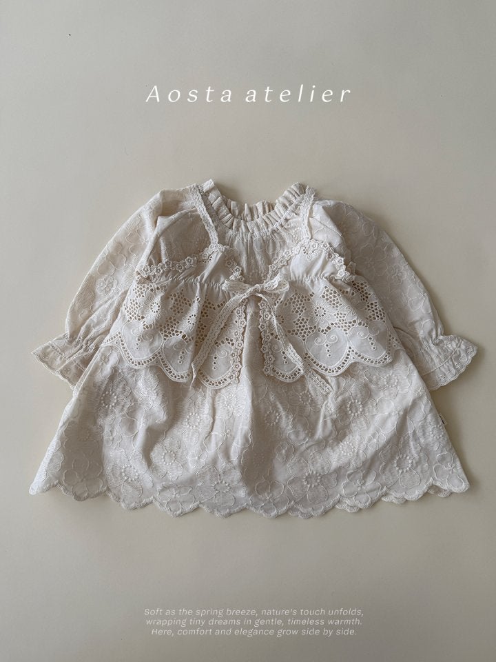 Aosta - Korean Baby Fashion - #onlinebabyboutique - Lace Bustier - 5