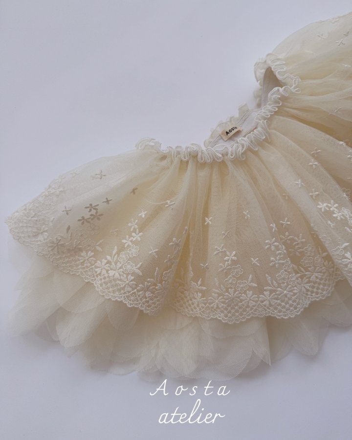 Aosta - Korean Baby Fashion - #babywear - Lace Tulle Skirt - 4