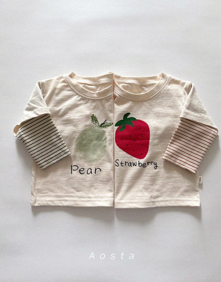Aosta - Korean Baby Fashion - #onlinebabyboutique - Fruit Tee - 8