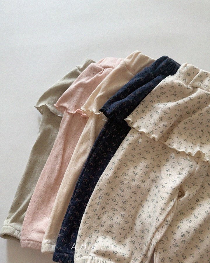 Aosta - Korean Baby Fashion - #onlinebabyshop - Angel Frill Pants - 12