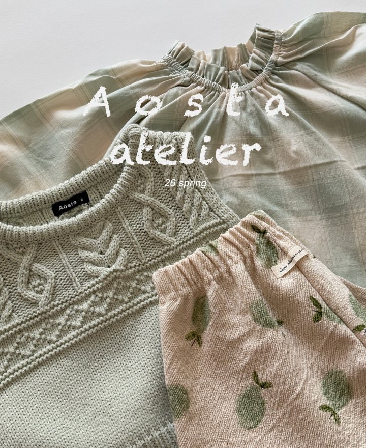 Aosta - Korean Baby Fashion - #onlinebabyshop - Le Check Blouse - 10