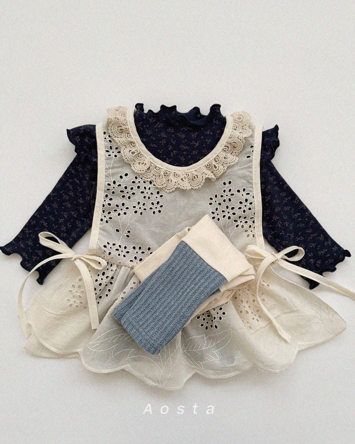 Aosta - Korean Baby Fashion - #onlinebabyshop - Lace Cotton Blouse - 8
