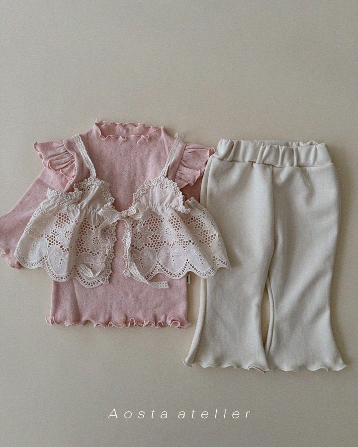 Aosta - Korean Baby Fashion - #onlinebabyshop - Lace Bustier - 6