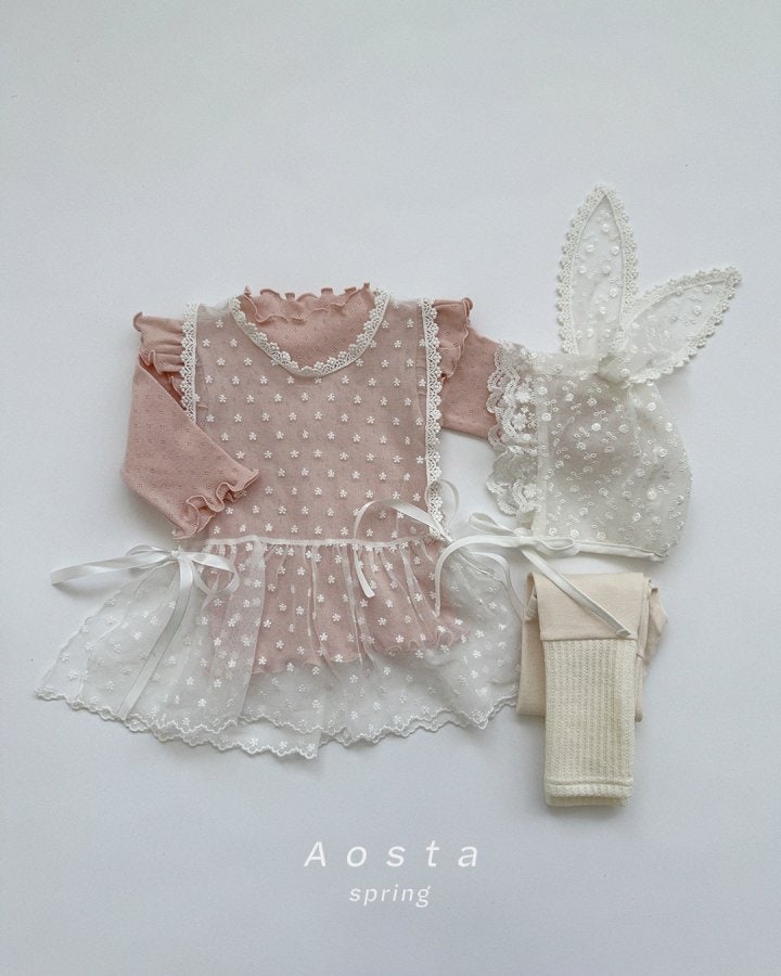 Aosta - Korean Baby Fashion - #onlinebabyshop - Lace Vest - 4