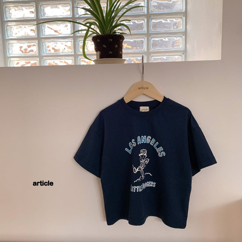 Article - Korean Children Fashion - #Kfashion4kids - Little Dodgers Tee - 6