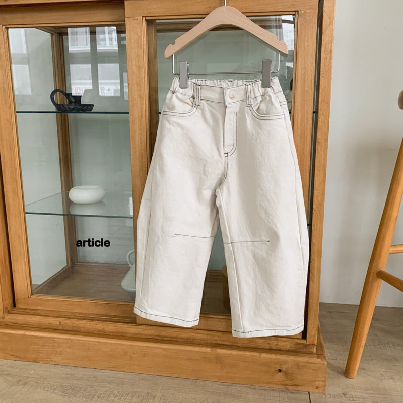 Article - Korean Children Fashion - #childofig - Arch Stitch Pants