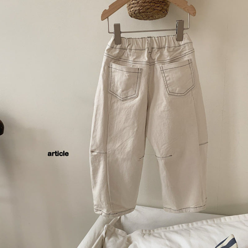 Article - Korean Children Fashion - #childofig - Arch Stitch Pants - 2