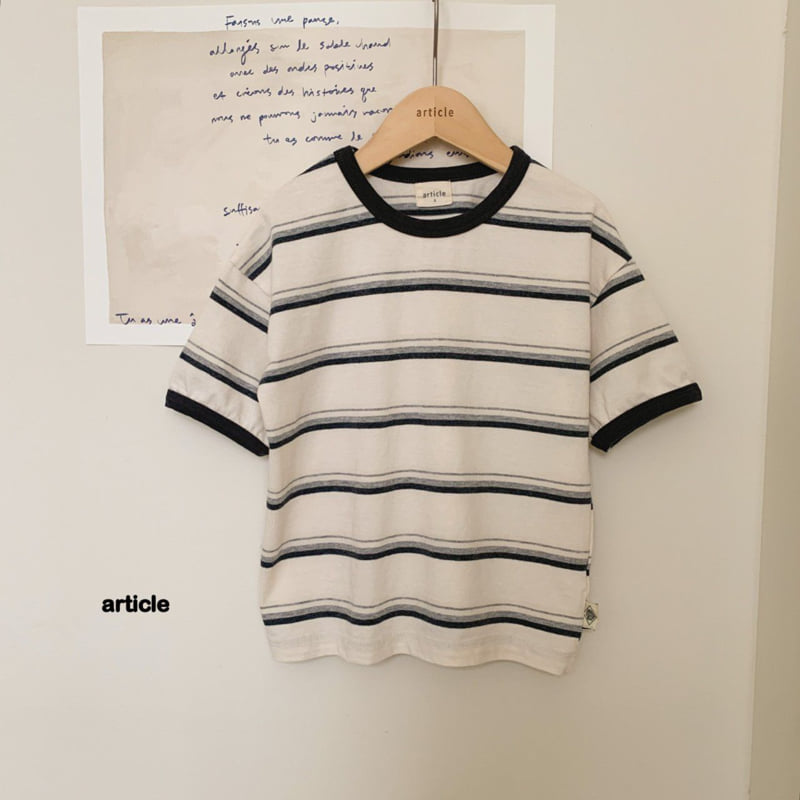 Article - Korean Children Fashion - #childofig - Punch Stripe Tee