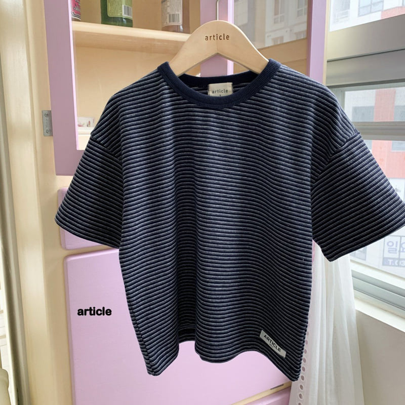 Article - Korean Children Fashion - #childofig - Soft Stripe Tee - 6