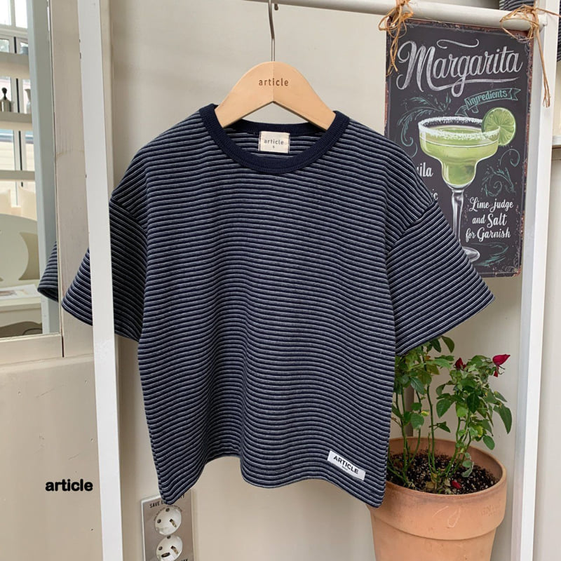 Article - Korean Children Fashion - #childrensboutique - Soft Stripe Tee - 7