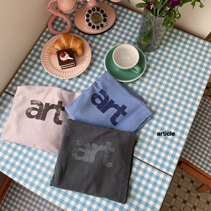 Article - Korean Children Fashion - #designkidswear - Art Pigment Tee - 9