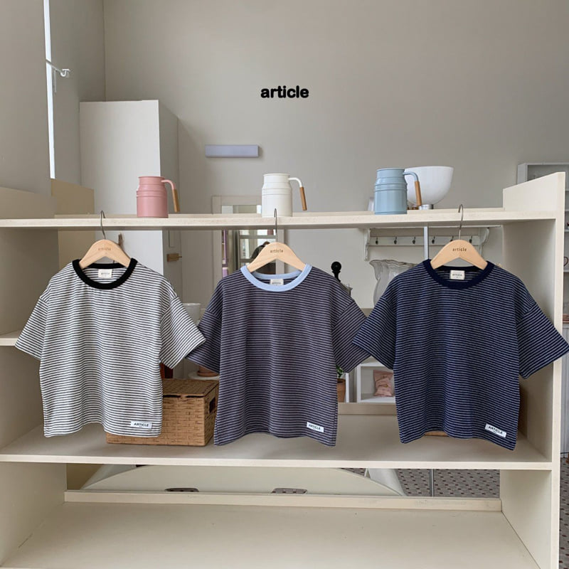 Article - Korean Children Fashion - #designkidswear - Soft Stripe Tee - 8