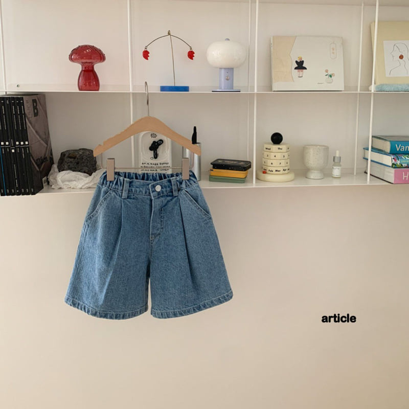 Article - Korean Children Fashion - #designkidswear - One-Tuck Bermuda Shorts