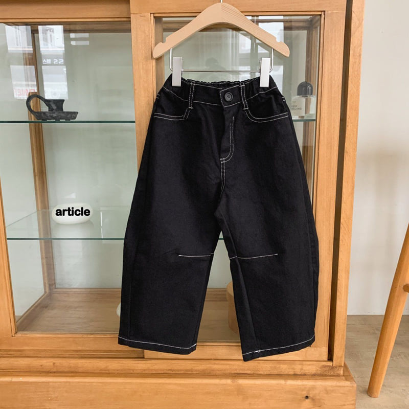 Article - Korean Children Fashion - #discoveringself - Arch Stitch Pants - 5