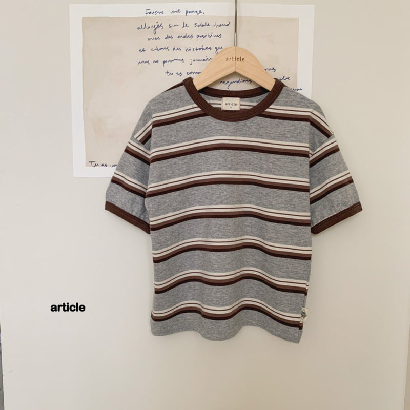 Article - Korean Children Fashion - #designkidswear - Punch Stripe Tee - 4