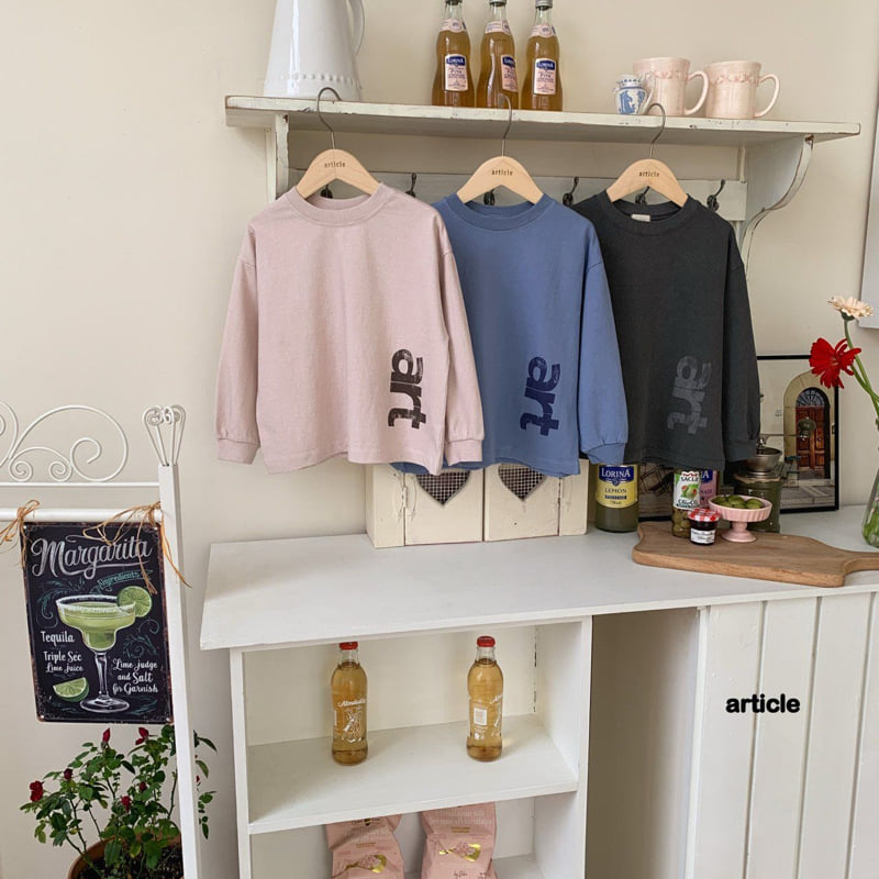 Article - Korean Children Fashion - #discoveringself - Art Pigment Tee - 10