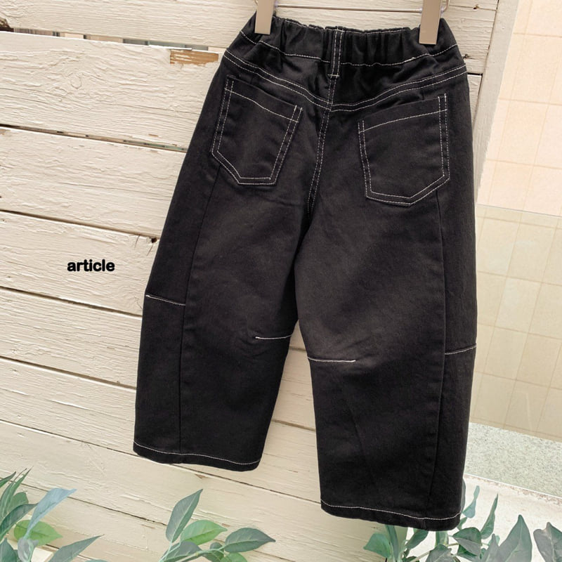 Article - Korean Children Fashion - #fashionkids - Arch Stitch Pants - 6