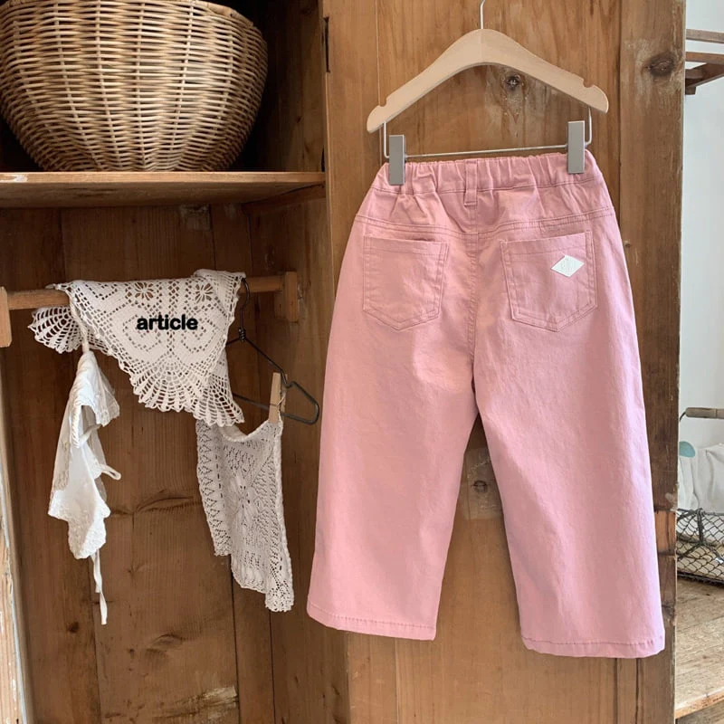 Article - Korean Children Fashion - #fashionkids - Human Wide Pants - 6