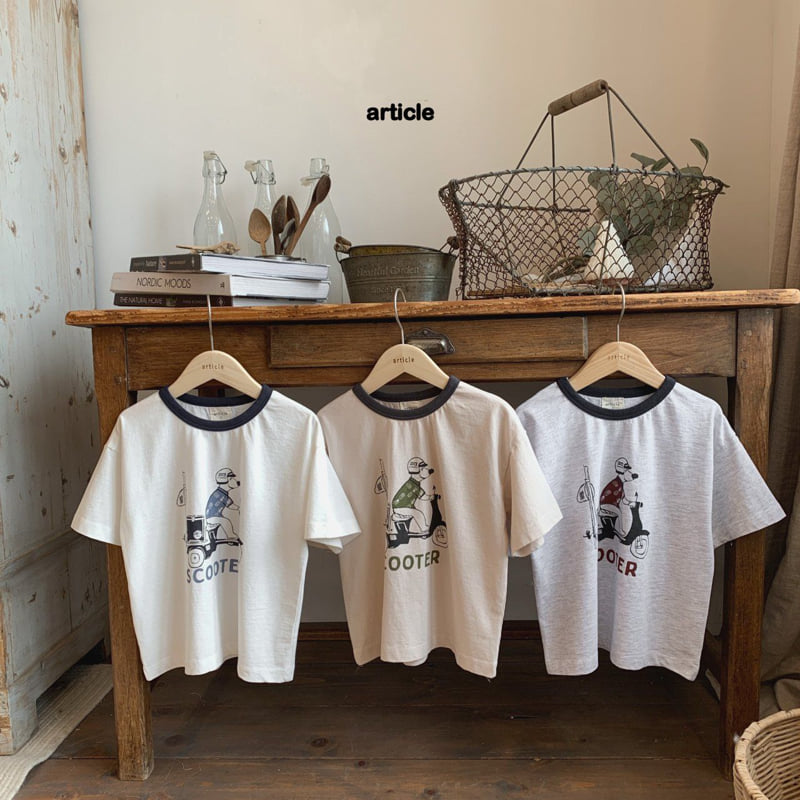Article - Korean Children Fashion - #kidsshorts - Scooter Tee - 11
