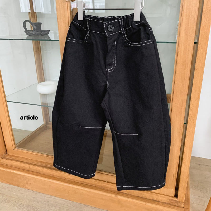Article - Korean Children Fashion - #kidsshorts - Arch Stitch Pants - 7