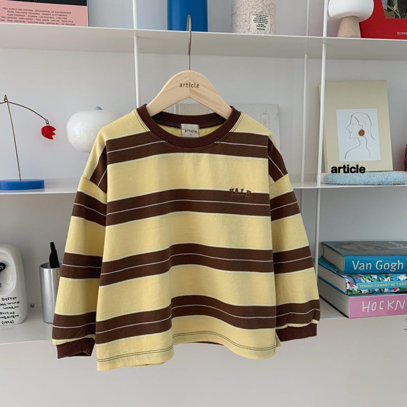 Article - Korean Children Fashion - #fashionkids - Ale Embroidery Sweatshirt - 4