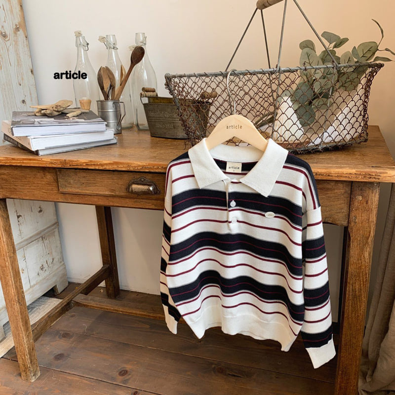Article - Korean Children Fashion - #kidsshorts - Day Collar Knit - 2